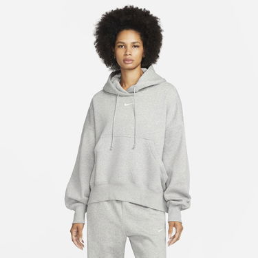 Суитчър Nike Sportswear Phoenix Fleece Over-Oversized Pullover Hoodie Сиво | DQ5858-063, 0