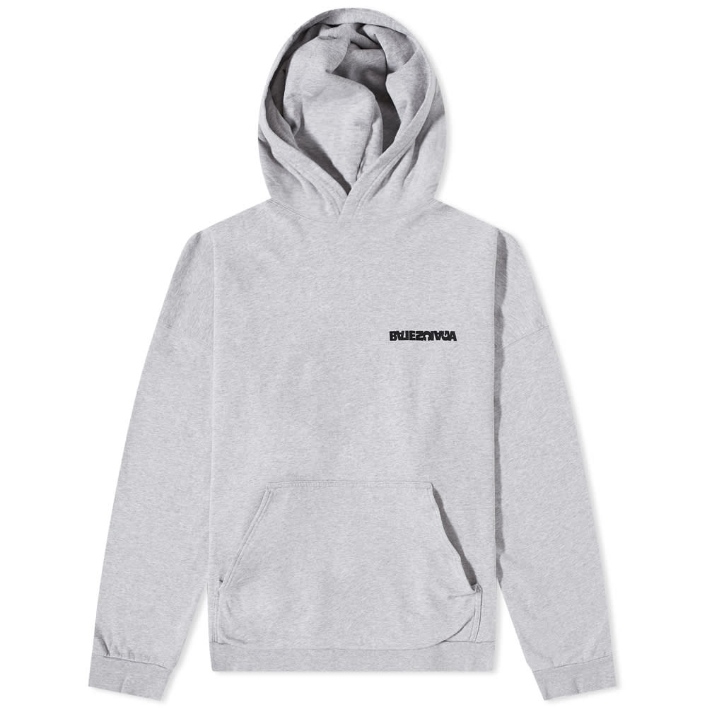 Суитчър Balenciaga Back Logo Popover Hoody Сиво | 674986-TLVB4-1167, 0