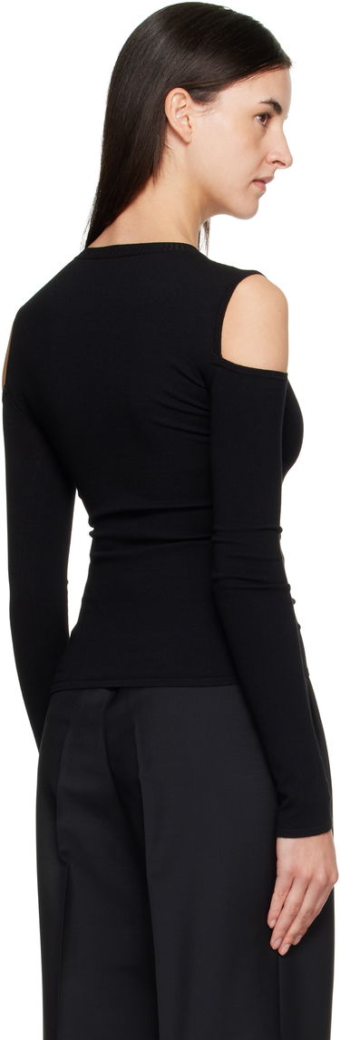 Тениска Max Mara Max Mara Vik Cold-Shoulder Top Черно | 2511361092600, 2