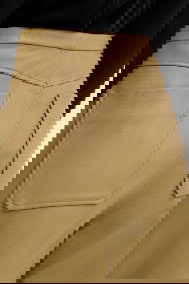 Панталони STAND STUDIO Stand Studio Rowena Wide Leg Leather Pants Бежово | 66529.7870, 4