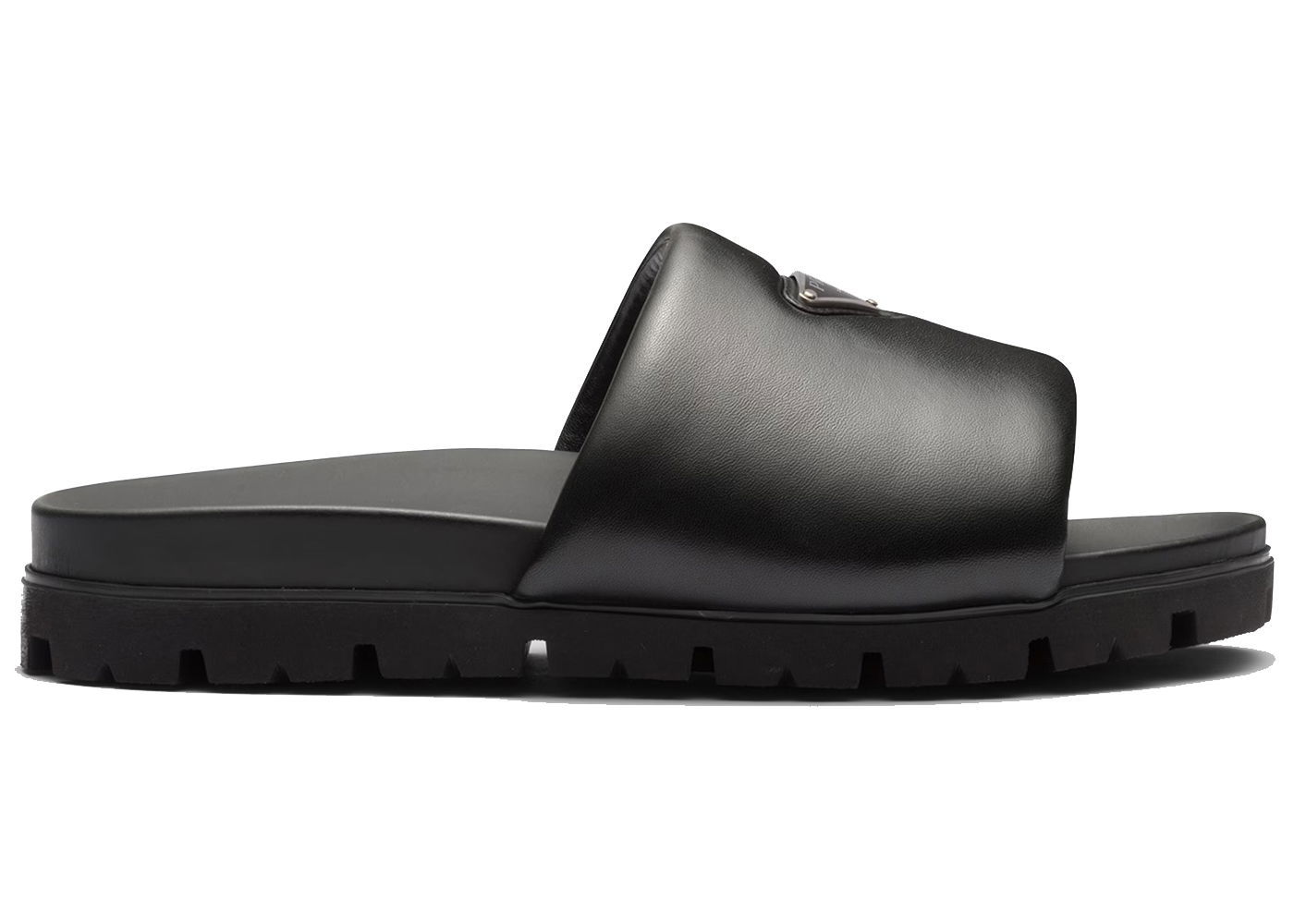 Кецове и обувки Prada Padded Nappa Leather Slides Черно | 2X3099_2DL8_F0002, 0
