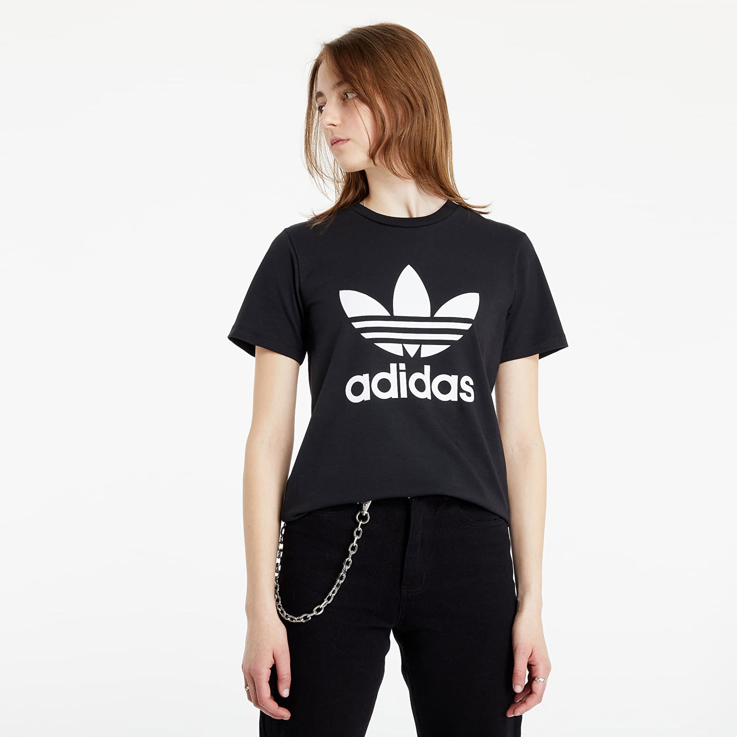 Тениска adidas Originals Adicolor Classics Trefoil Tee Черно | GN2896, 0