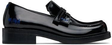 Кецове и обувки ADER ERROR Curve Patent Leather Loafers Черно | BN01SSCS0102BK, 0
