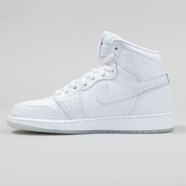 Кецове и обувки Jordan Air Jordan 1 Retro High Premium "Frost White" GS Бяло | 832596-100, 0