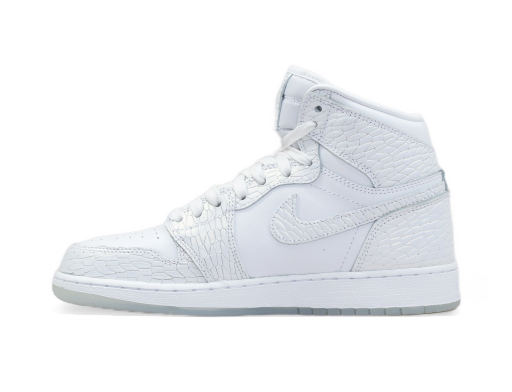 Лимитирано Издание Jordan Air Jordan 1 Retro High Premium "Frost White" GS Бяло | 832596-100