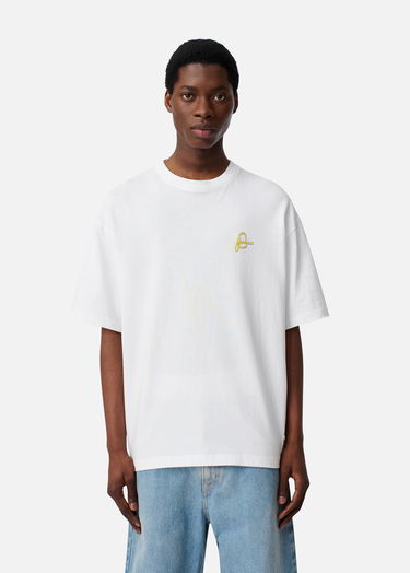 Тениска AXEL ARIGATO Paper Clip T-Shirt Бяло | A3446001, 9