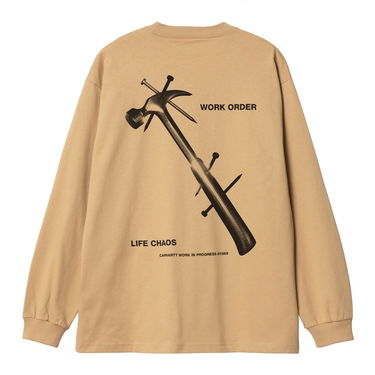 Тениска Carhartt WIP Reverse Hammer T-Shirt Кафяво | I032392_07E_XX, 4