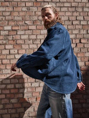 Риза Lee 101 70's Shirt Size XXL Синьо | 112364229, 0