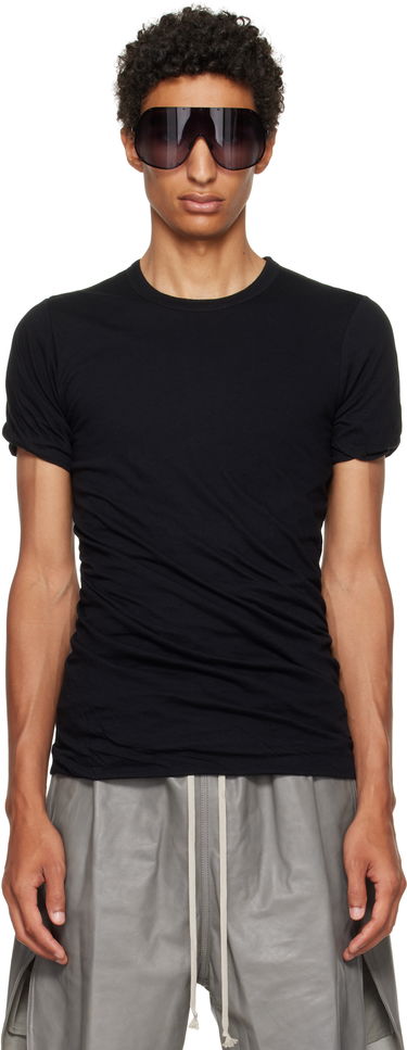 Тениска Rick Owens Rick Owens Concordians Double T-Shirt Черно | RU02E1256 UCDB, 0