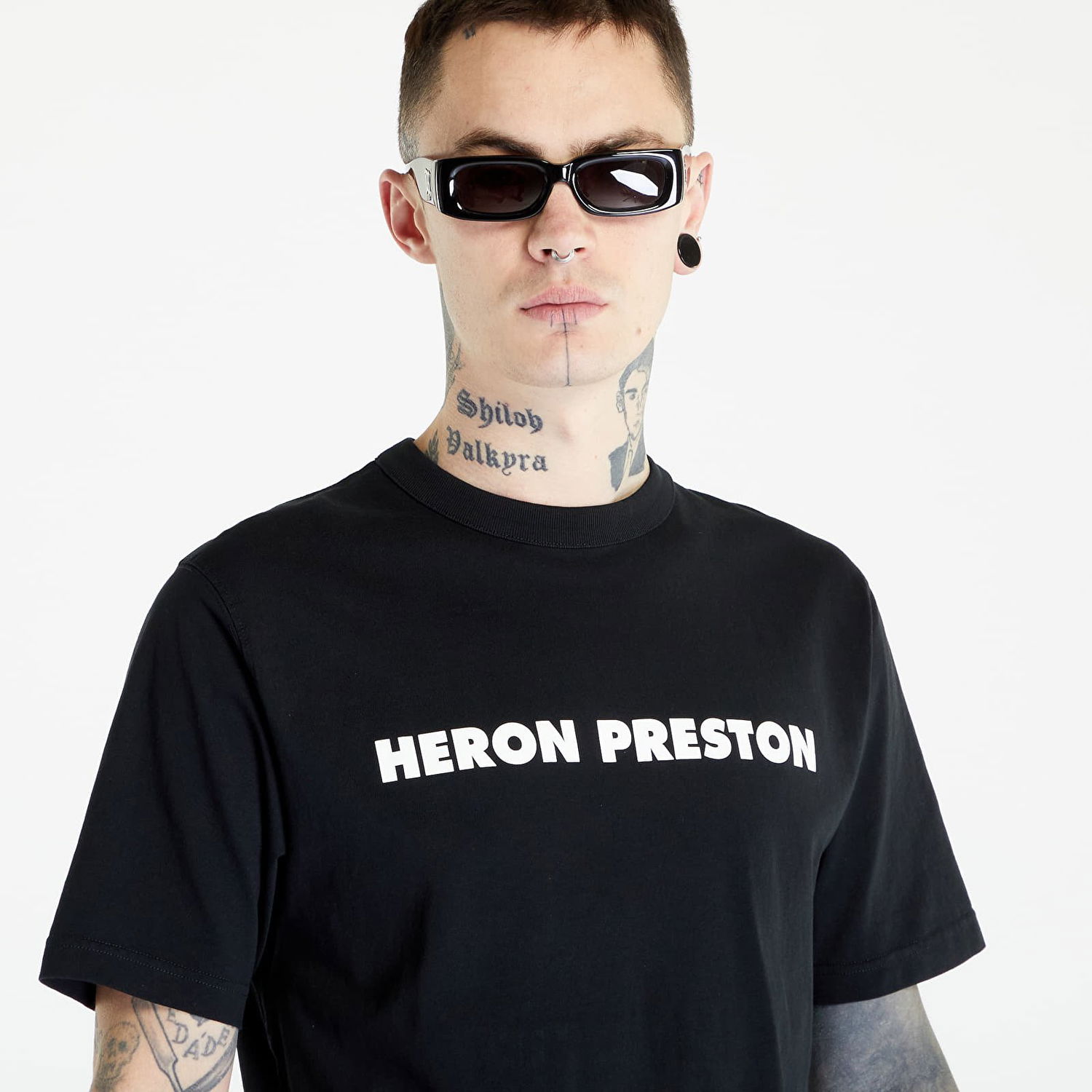 Тениска HERON PRESTON This Is Not Short Sleeve Tee Черно | HMAA032S23JER0091001, 0