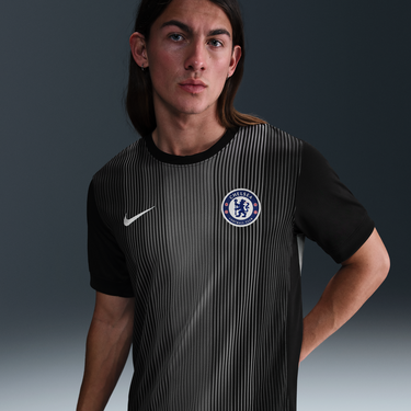 Фланелка Nike Chelsea FC 2025/26 Stadium Dri-FIT Replica Men's Short Sleeve Goalkeeper Jersey Черно | HJ4487-011, 0
