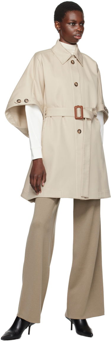 Тренчкот Max Mara Max Mara Water-Repellent Trench Coat Бежово | 2424736101600, 3