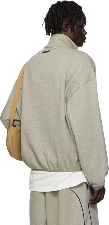 Яке Fear of God Fear of God ESSENTIALS Modern Fit Fleece Track Jacket Сиво | 202SP256895F, 2