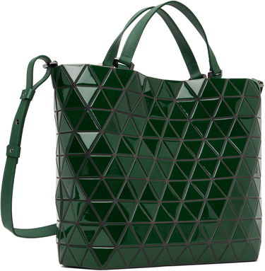 Голяма пазарска чанта BAO BAO ISSEY MIYAKE BAO BAO ISSEY MIYAKE Crystal Gloss Geometric Tote Зелено | BB58AG301, 1
