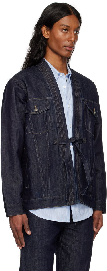 Яке Maharishi Maharishi Hemp Denim Kimono Jacket Синьо | 6059, 1