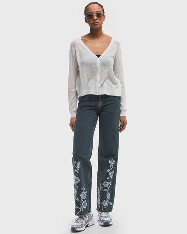 Пуловер American Vintage American Vintage Cropped Cardigan Сиво | DUM19AE25-ARCTIQUE-CHINE, 1