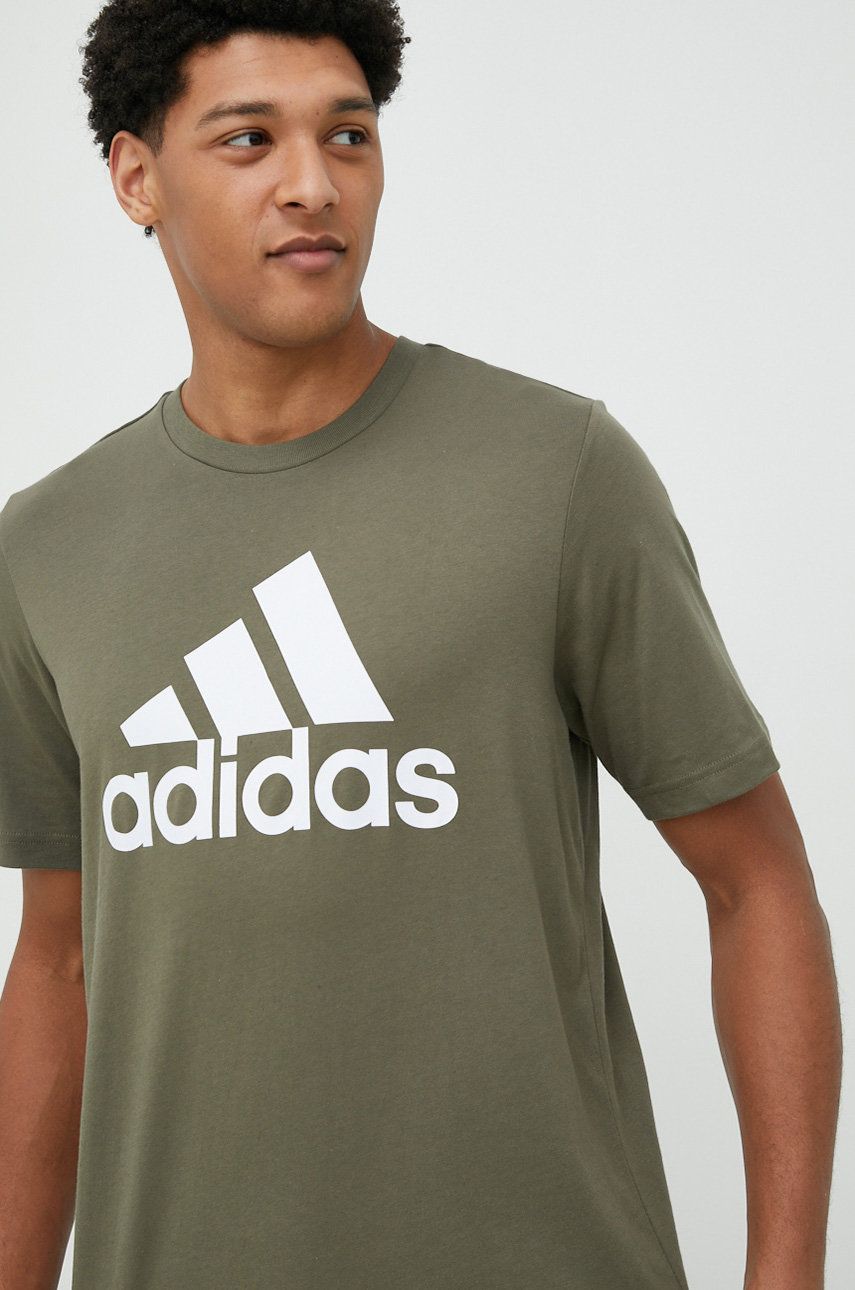 Тениска adidas Originals Cotton Tee Зелено | IC9355, 0