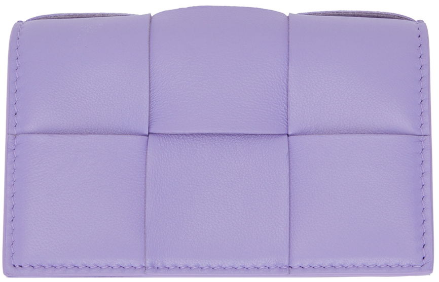 Портфейл Bottega Veneta Business Card Case Лилаво | 651396 VCQC4, 0