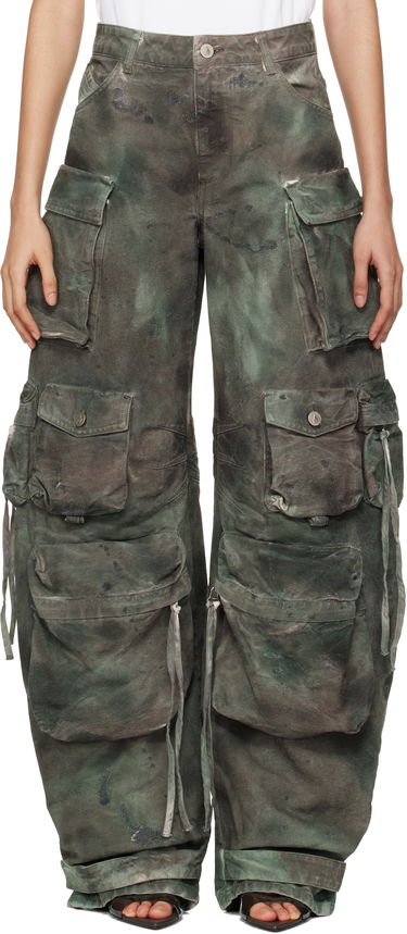 Карго панталони The Attico Attico Camouflage Cargo Pants Зелено | 250WCP00084 DDD022AA, 0