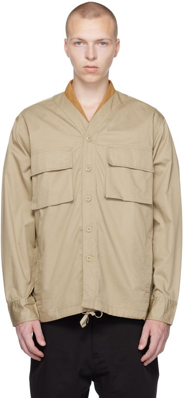 Риза Universal Works Universal Works Parachute Shirt Jacket Бежово | P28065, 0