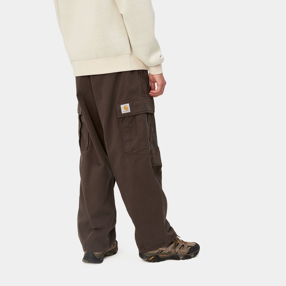 Карго панталони Carhartt WIP Cole Cargo Pant "Buckeye garment dyed" Кафяво | I031218_BV_GD, 1