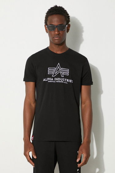 Тениска Alpha Industries T-Shirt With Print Черно | 118505.95, 0