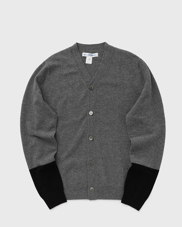Пуловер Comme des Garçons COMME des GARCONS SHIRT Contrast-Cuff Cardigan Сиво | FZ-N109-PER-3, 1