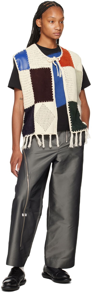 Patchwork Crochet Vest, 3