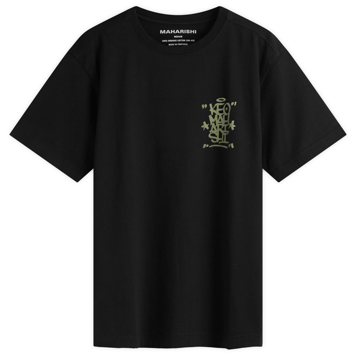 Тениска Maharishi Maharishi Keo Graphic T-Shirt, Size Large Черно | 1465-BLK, 0
