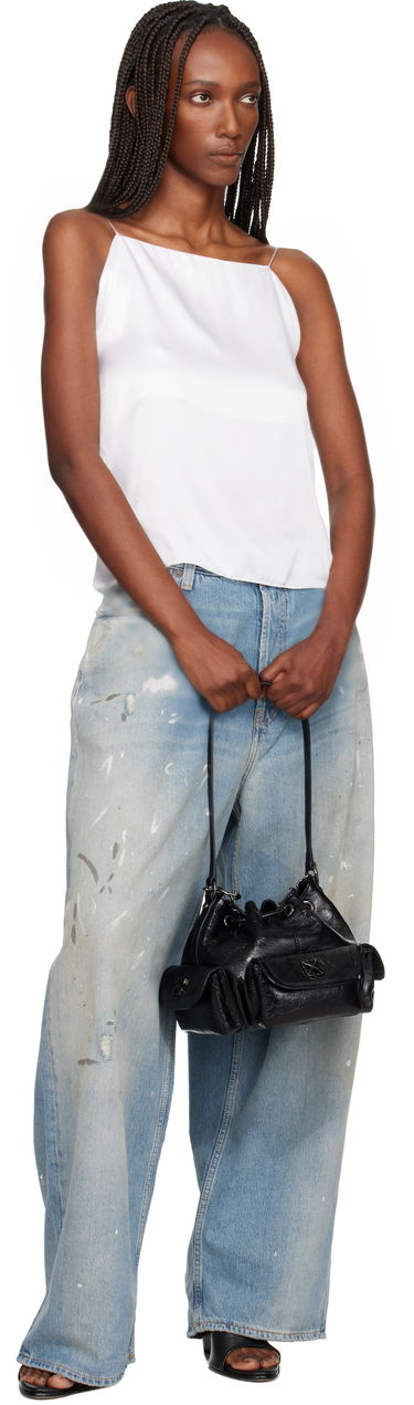 Чанта през рамо Off-White Dumbo Bucket Bag Черно | OWMY002F25LEA0011000, 3