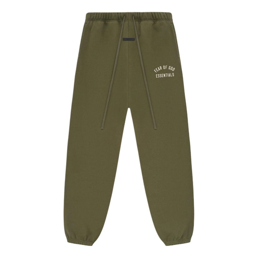 Спортни панталони Fear of God Fear of God Essentials Fleece Sweatpants Зелено | 130BT242025F
