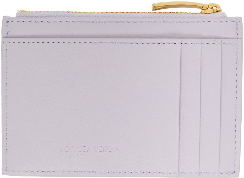 Портфейл Bottega Veneta Cassette Leather Card Holder Сиво | 765460 VCQC4, 1