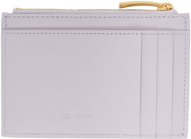 Портфейл Bottega Veneta Cassette Leather Card Holder Сиво | 765460 VCQC4, 1