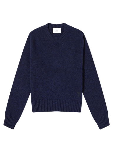 Пуловер AMI Cashmere Tonal ADC Knit Sweater Тъмно синьо | FKS127-005-430