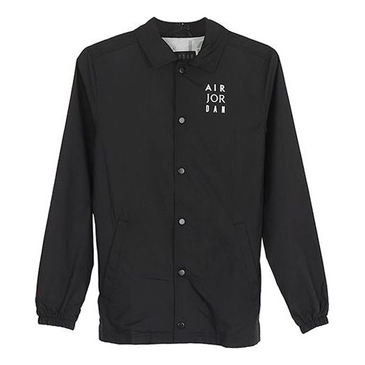 Ветровка Jordan Jordan Jumpman Coaches Lapel Coach Jacket Черно | AJ6796-010