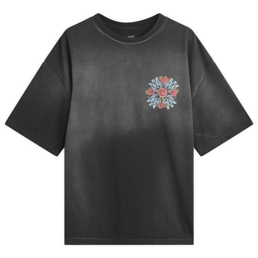Тениска AMIRI Out For Trouble Oversized T-Shirt Черно | AMJYTE1261-BLK