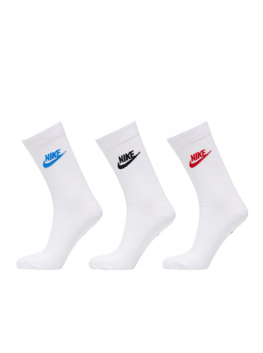 Бельо и чорапи Nike Everyday Essential Crew Socks 3-Pack Бяло | DX5025-911