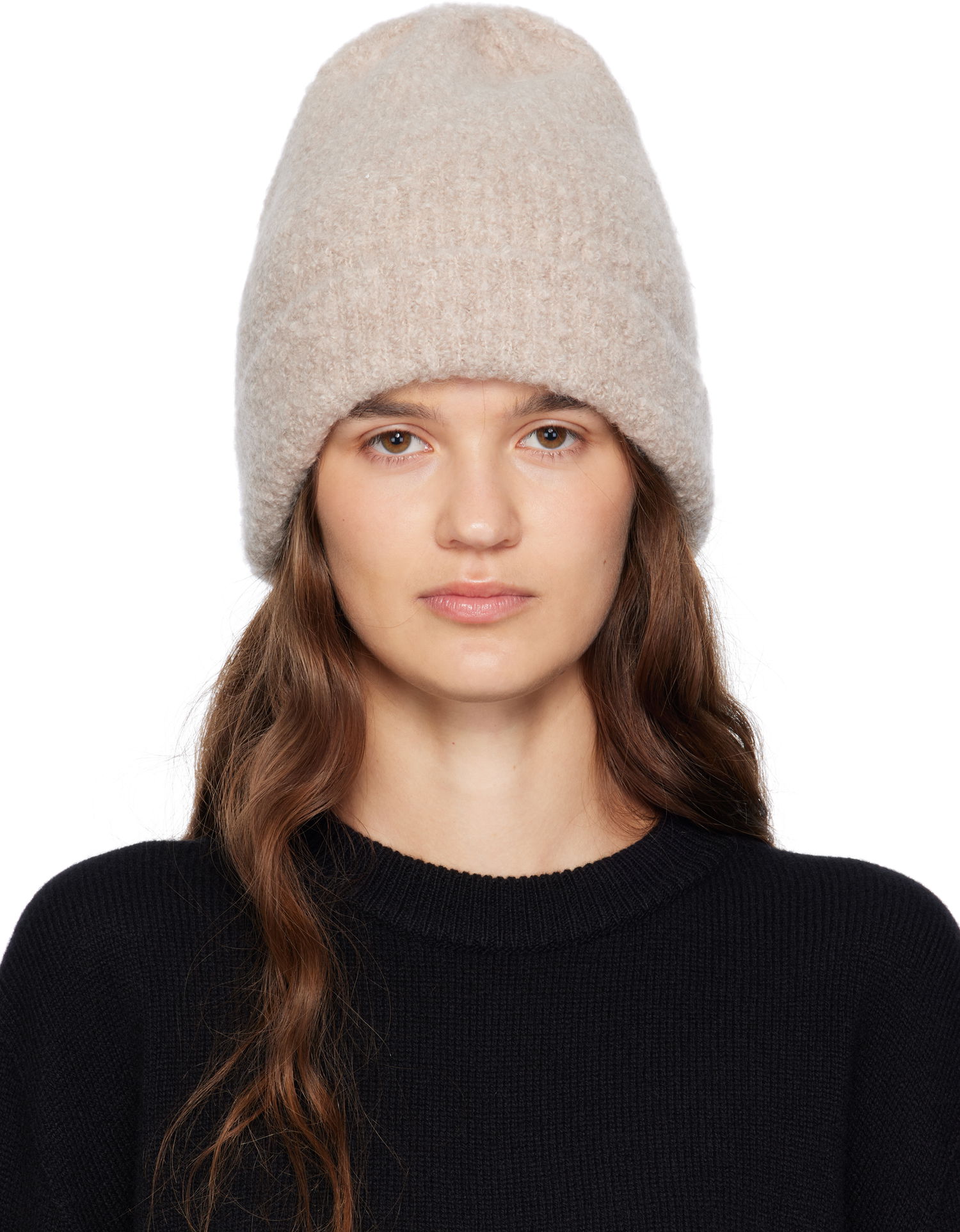 Шапка The Row The Row Leomir Beanie Бежово | 10076-Y957, 0