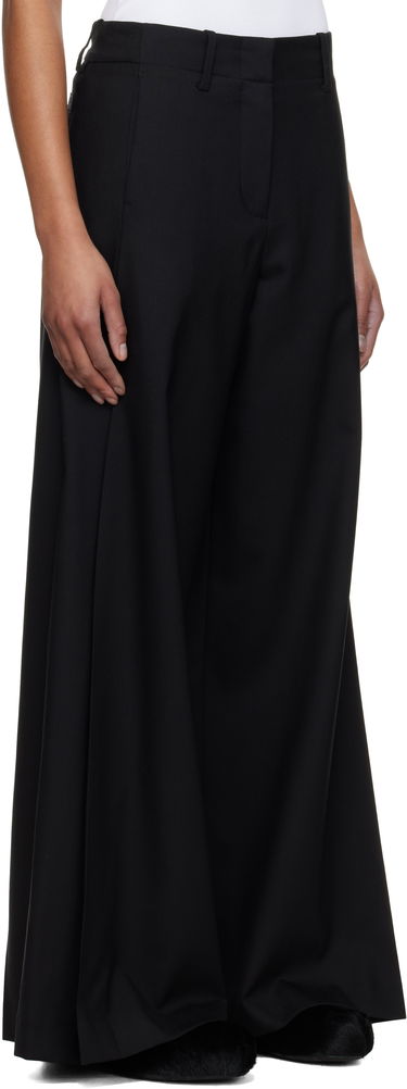Панталони KENZO Kenzo Paris Wide-Leg Trousers Черно | FF52PA0999RA, 1