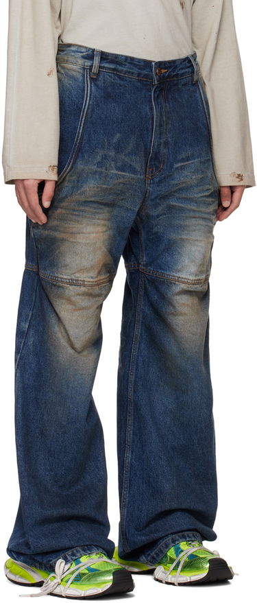Дънки We11done We11done Wire Carpenter Jeans Синьо | WD-DP0-24-339-M-NV, 1