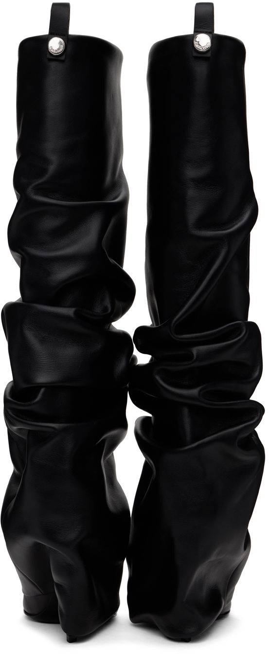Дамска чанта The Attico Attico Rea Tube Slouch Tall Boots Черно | 247WS820 L019, 1