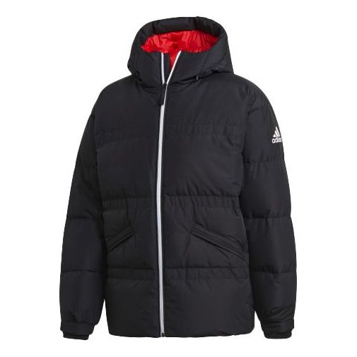 Пухо яке adidas Originals Hooded Down Jacket Черно | GF0054, 0