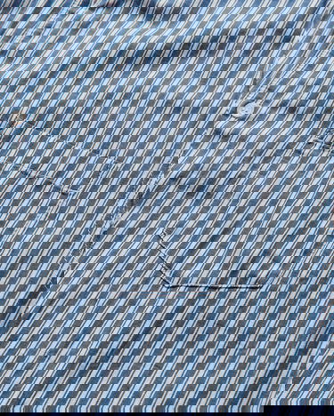 Риза Comme des Garçons Striped Shortsleeve Shirt Синьо | HO-B019-051 001, 4