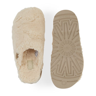 Кецове и обувки UGG Fuzz Sugar Slide Бежово | 1135132-NAT, 3
