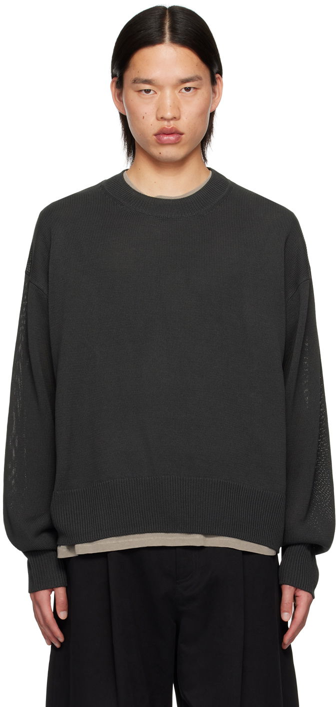 Пуловер Studio Nicholson Studio Nicholson Kami Sweater Зелено | KAMI SNM - 1195, 0
