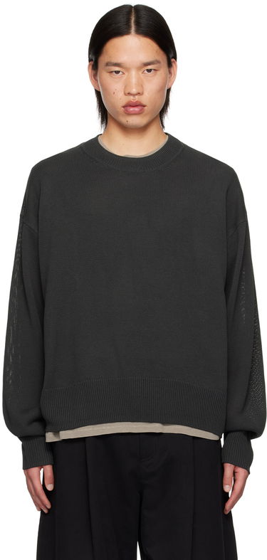 Пуловер Studio Nicholson Studio Nicholson Kami Sweater Зелено | KAMI SNM - 1195, 0