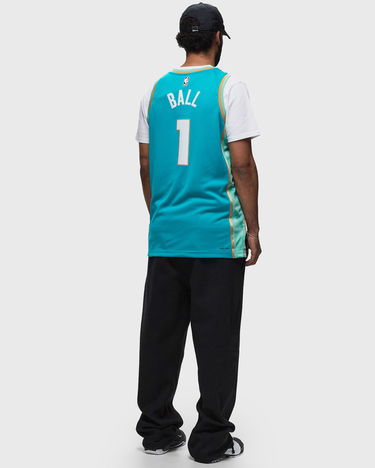 Фланелка Nike Dri-FIT NBA Swingman Lamelo Ball Charlotte Hornets City Edition 2023/24 Jersey Тюркоазено | DX8496-415, 3