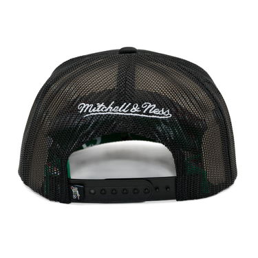 Шапка с козирка Mitchell & Ness Mitchell & Ness Hidden Trucker Hat Boston Celtics Черно | HT11408-BCEBLCK, 2