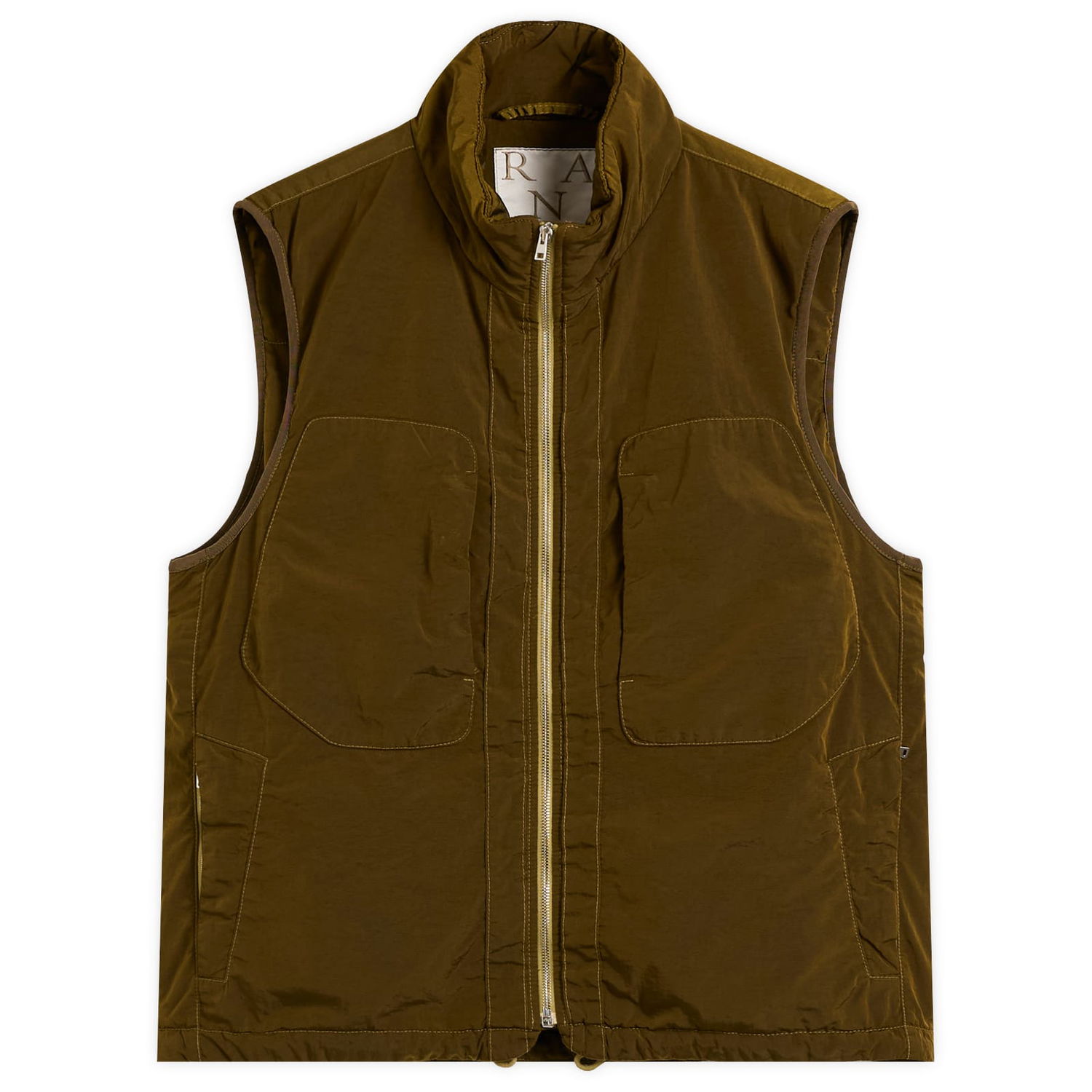 Жилетка Ranra Ranra Treker Canvas Nylon Vest, Size Large Зелено | AMFW25VE01581-C621, 0