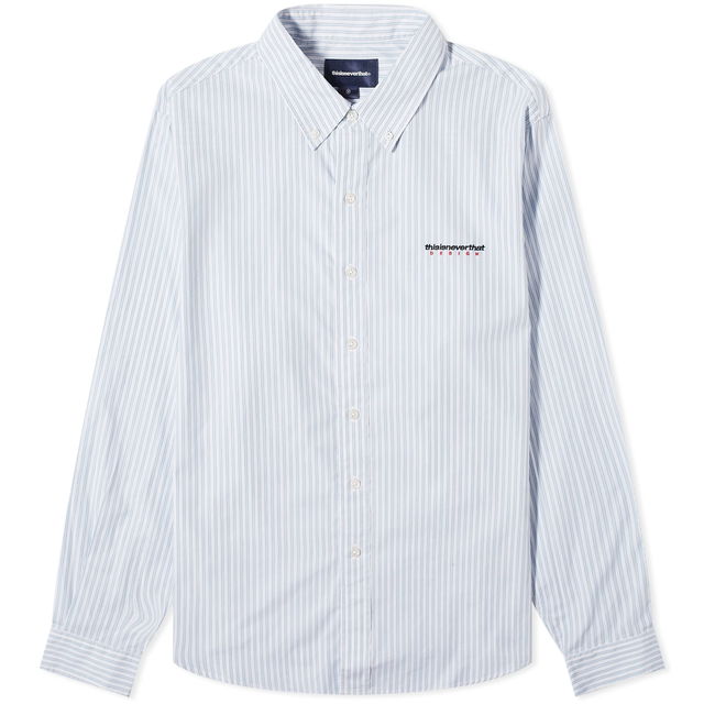 thisisneverthat DSN Striped Shirt, Size Large